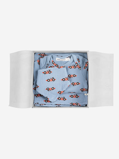 Racing Car all over gift set Baby Bobo Choses BÉBÉ Concept 