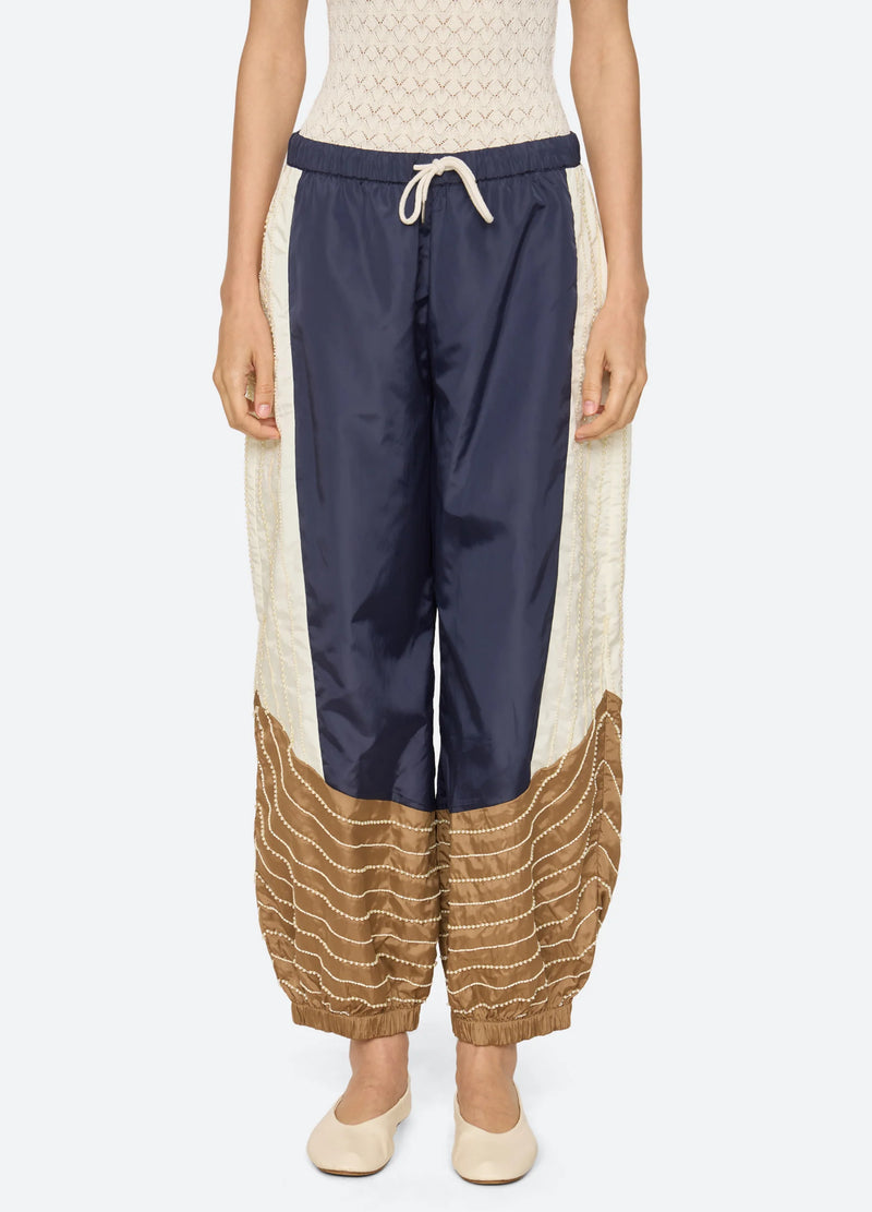 Quinn Embroidered Beaded Jogger