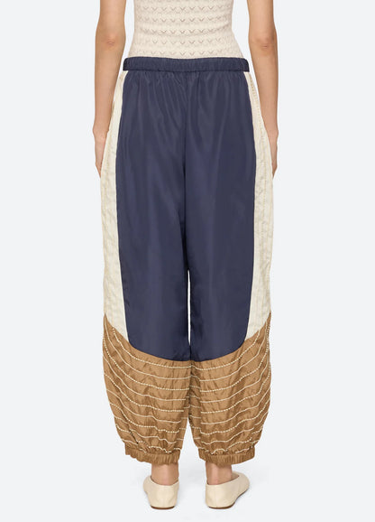Quinn Embroidered Beaded Jogger MULTI