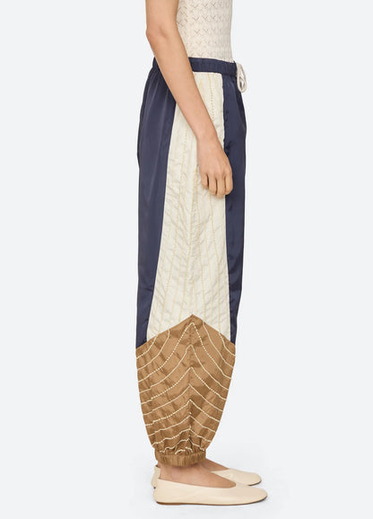 Quinn Embroidered Beaded Jogger MULTI
