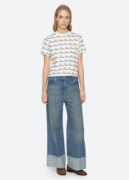 Zayna Denim Straight Leg Jean BLUE