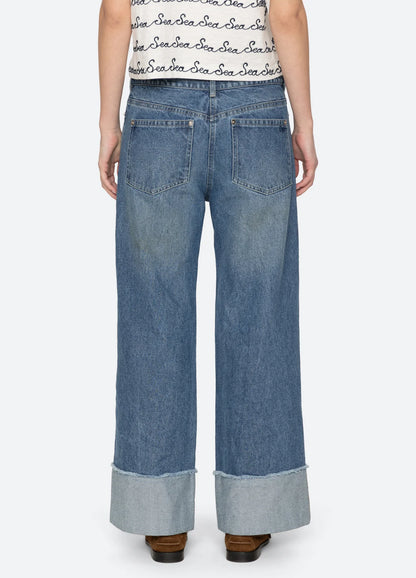 Zayna Denim Straight Leg Jean BLUE