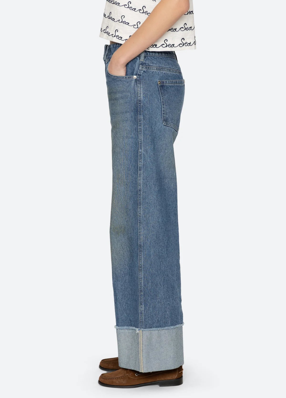 Zayna Denim Straight Leg Jean BLUE