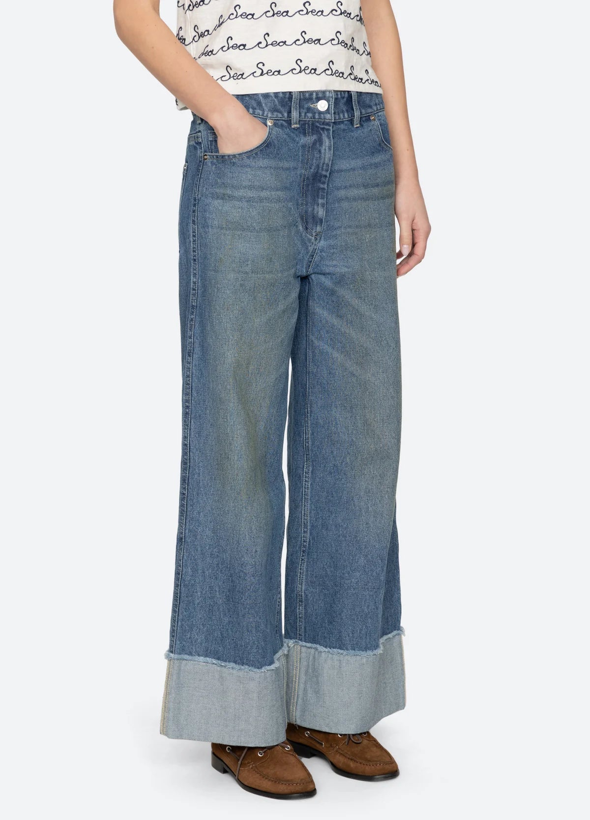 Zayna Denim Straight Leg Jean BLUE