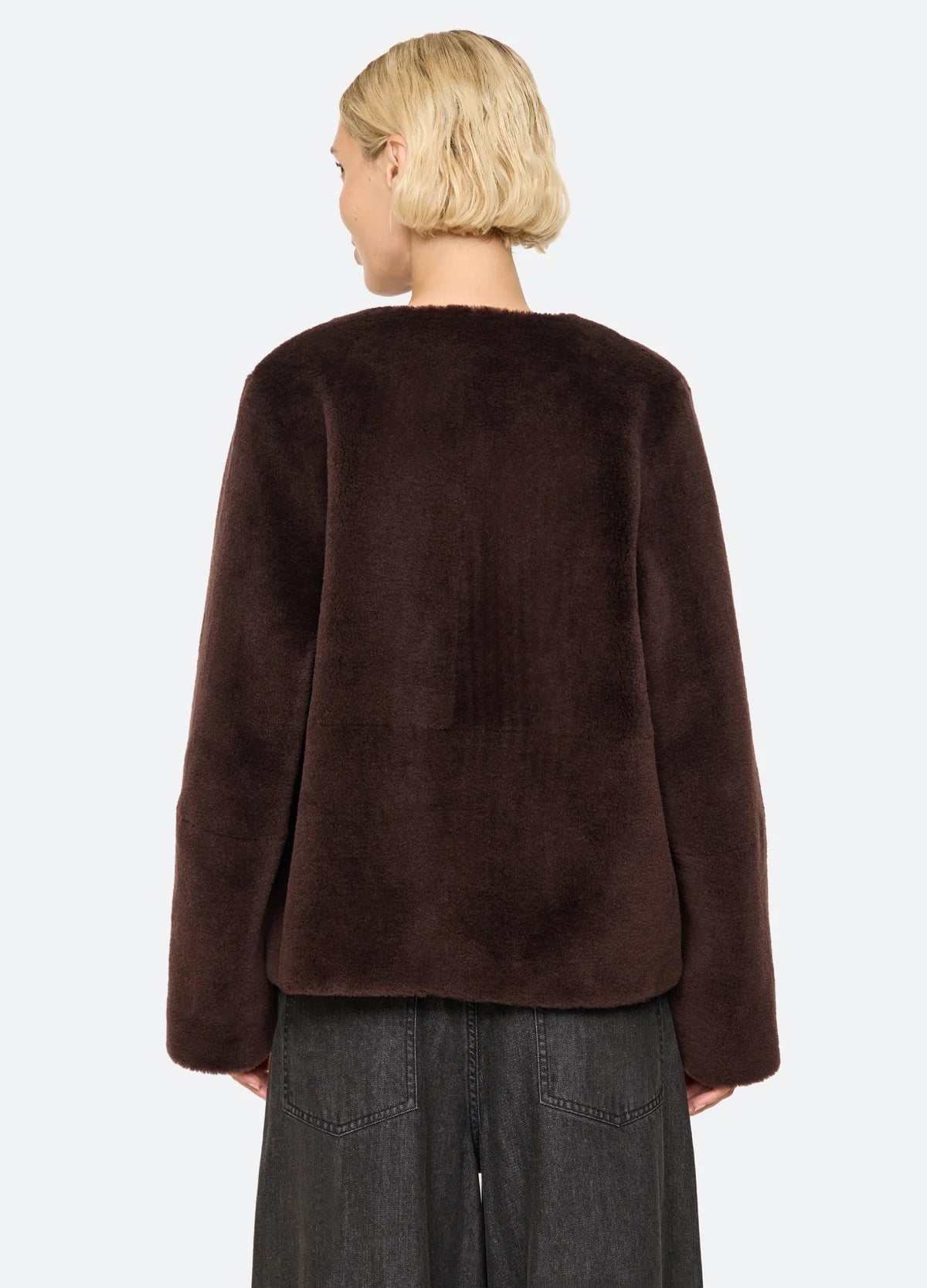 Annie Long Sleeve Jacket BROWN