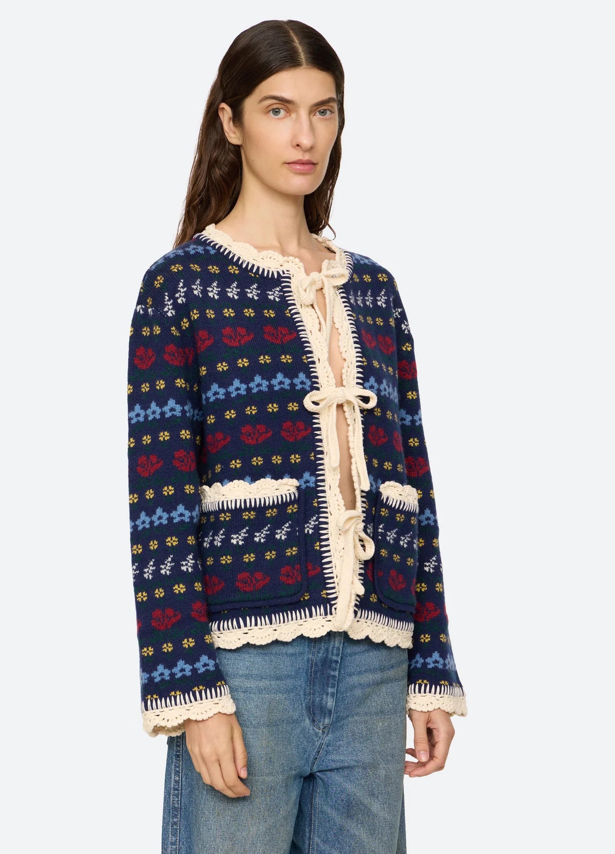 Preston Knit Tie Front Cardigan
