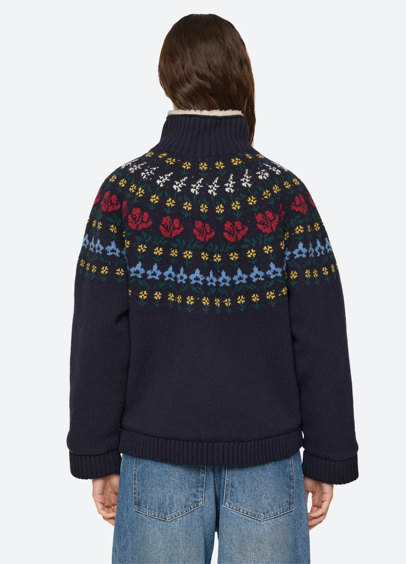 Preston Knit Sherpa Lined Jacket