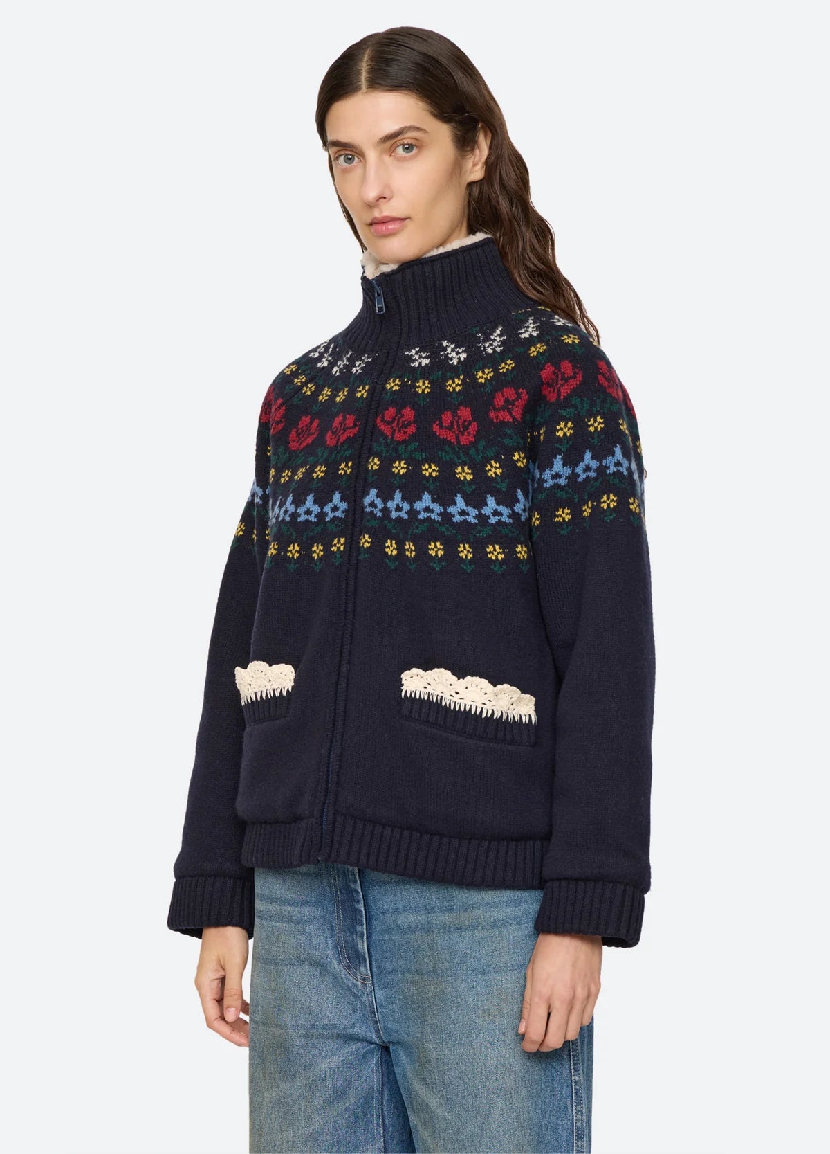 Preston Knit Sherpa Lined Jacket