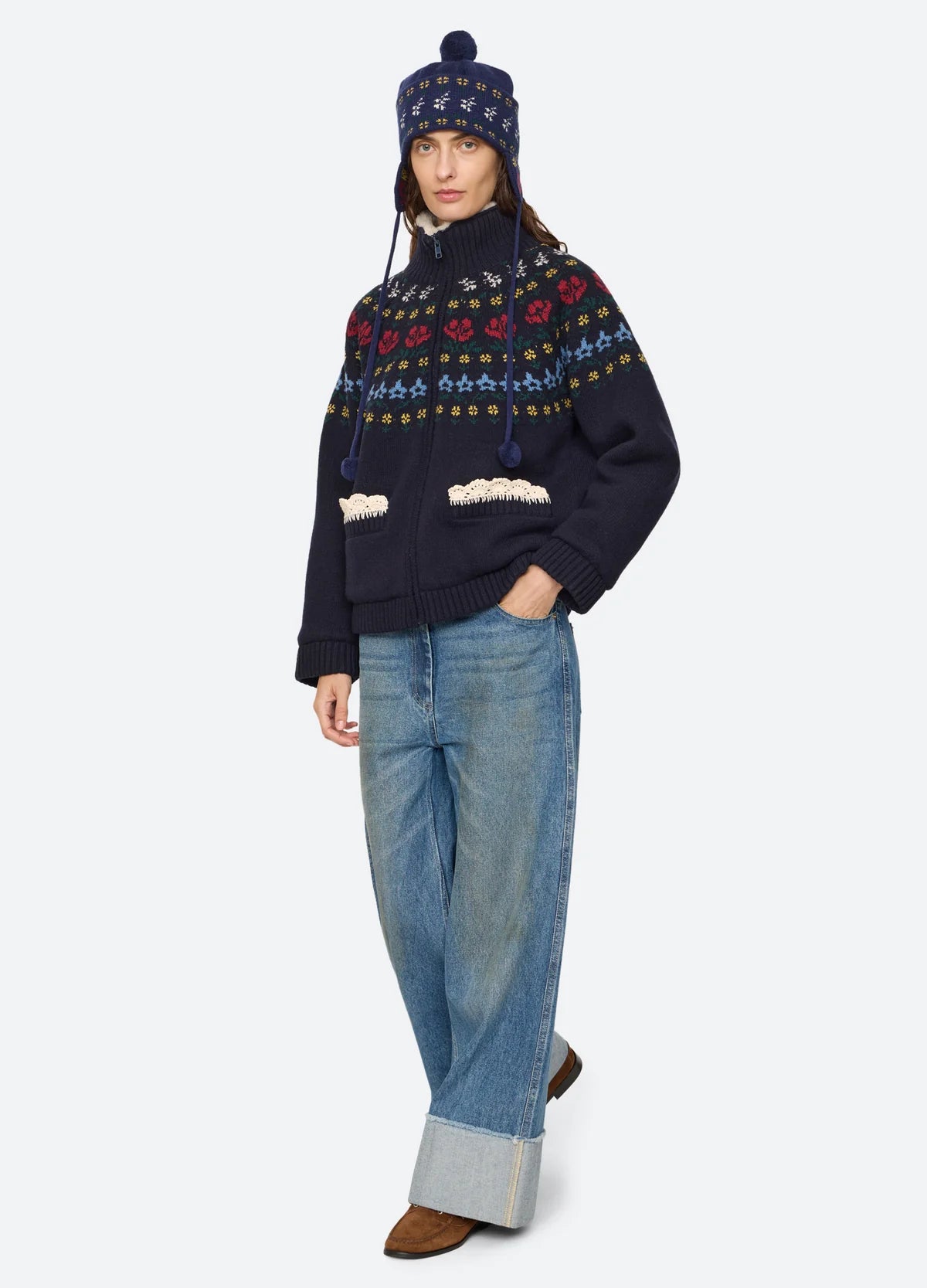 Preston Knit Sherpa Lined Jacket