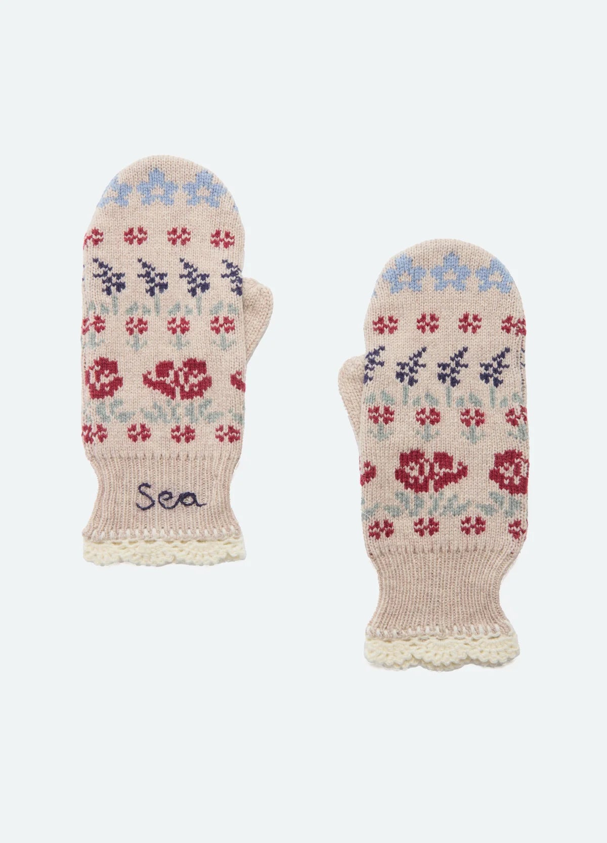 Preston Knit Mittens CREAM