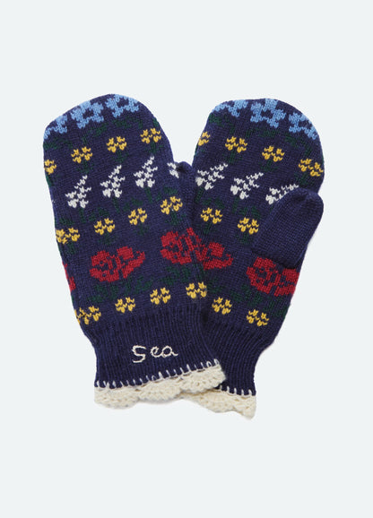 Preston Knit Mittens NAVY