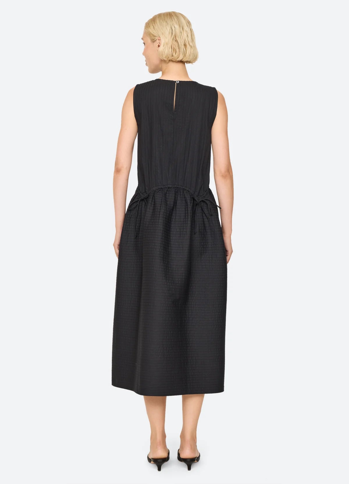 Roni Solid Sleeveless Dress