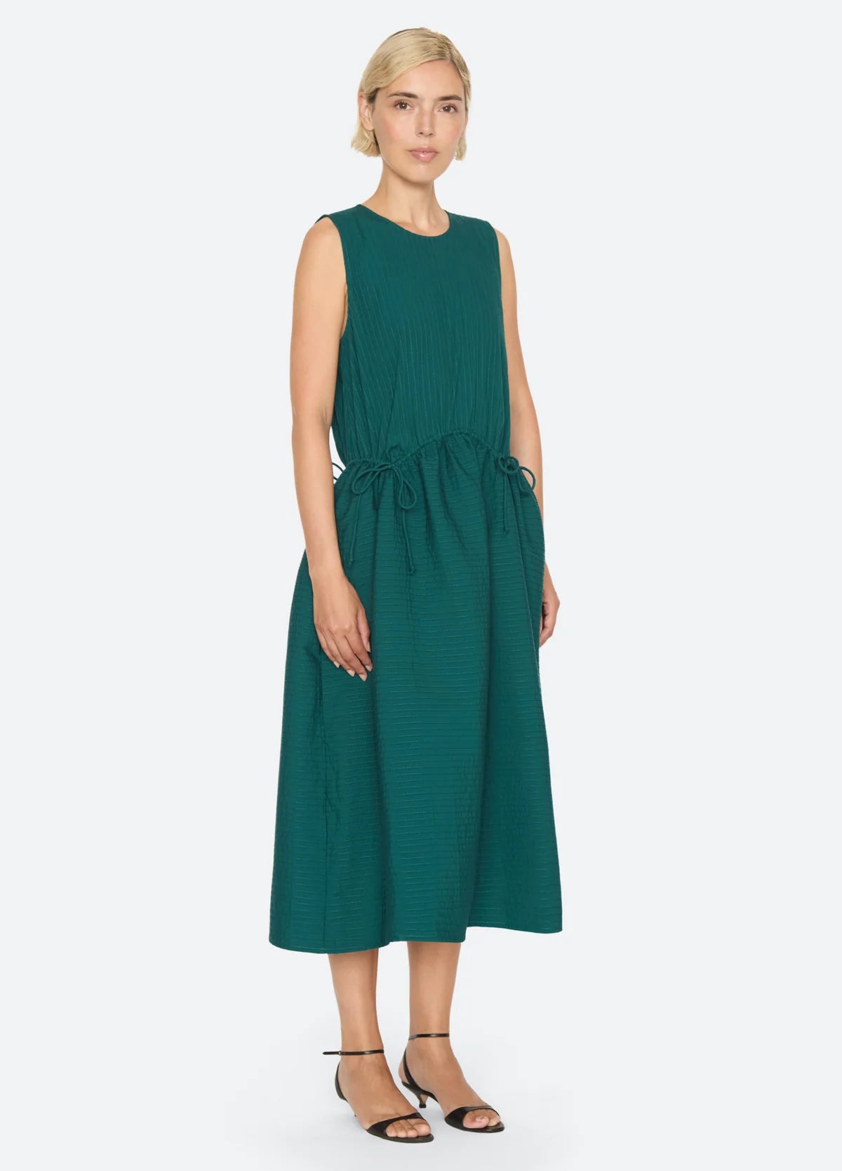 Roni Solid Sleeveless Dress