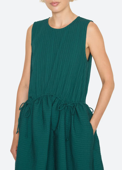 Roni Solid Sleeveless Dress TURQUOISE