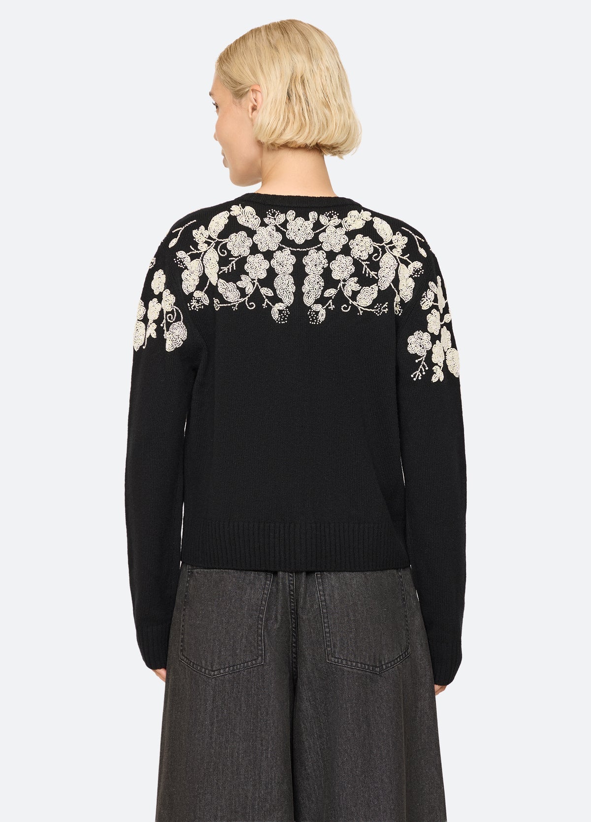 Shiloh Embroidered Long Sleeve Cardigan