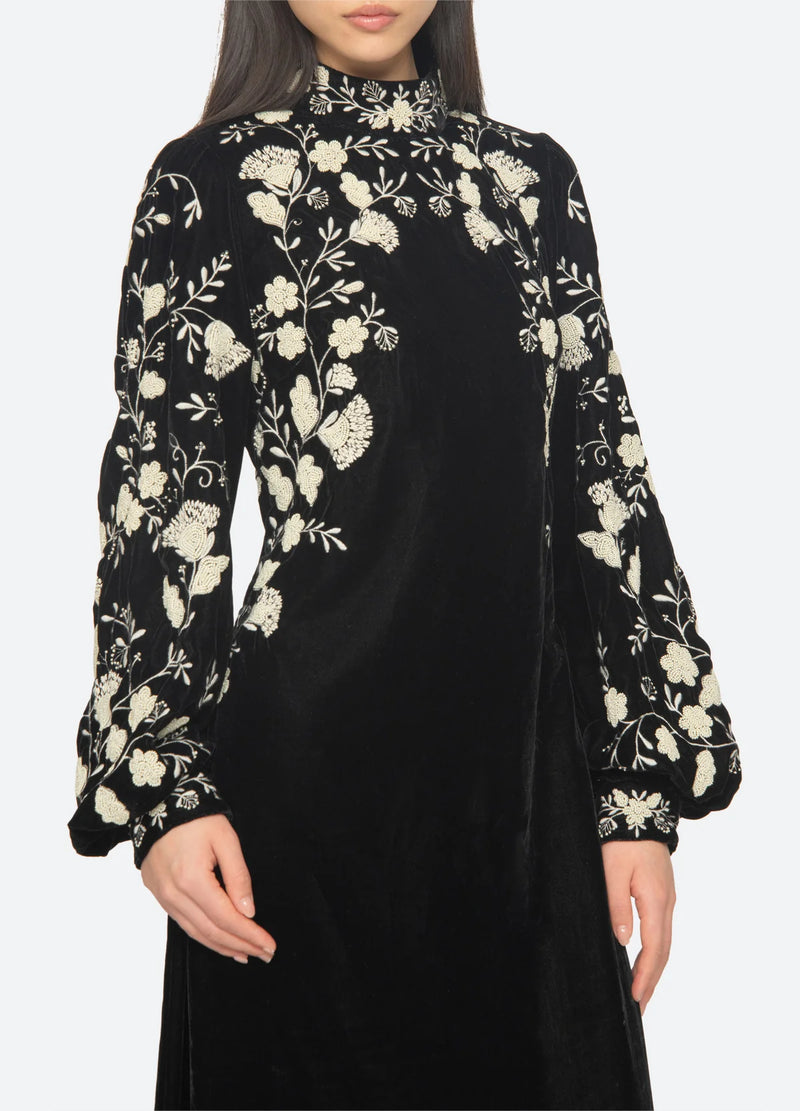 Shiloh Embroidered Maxi Dress
