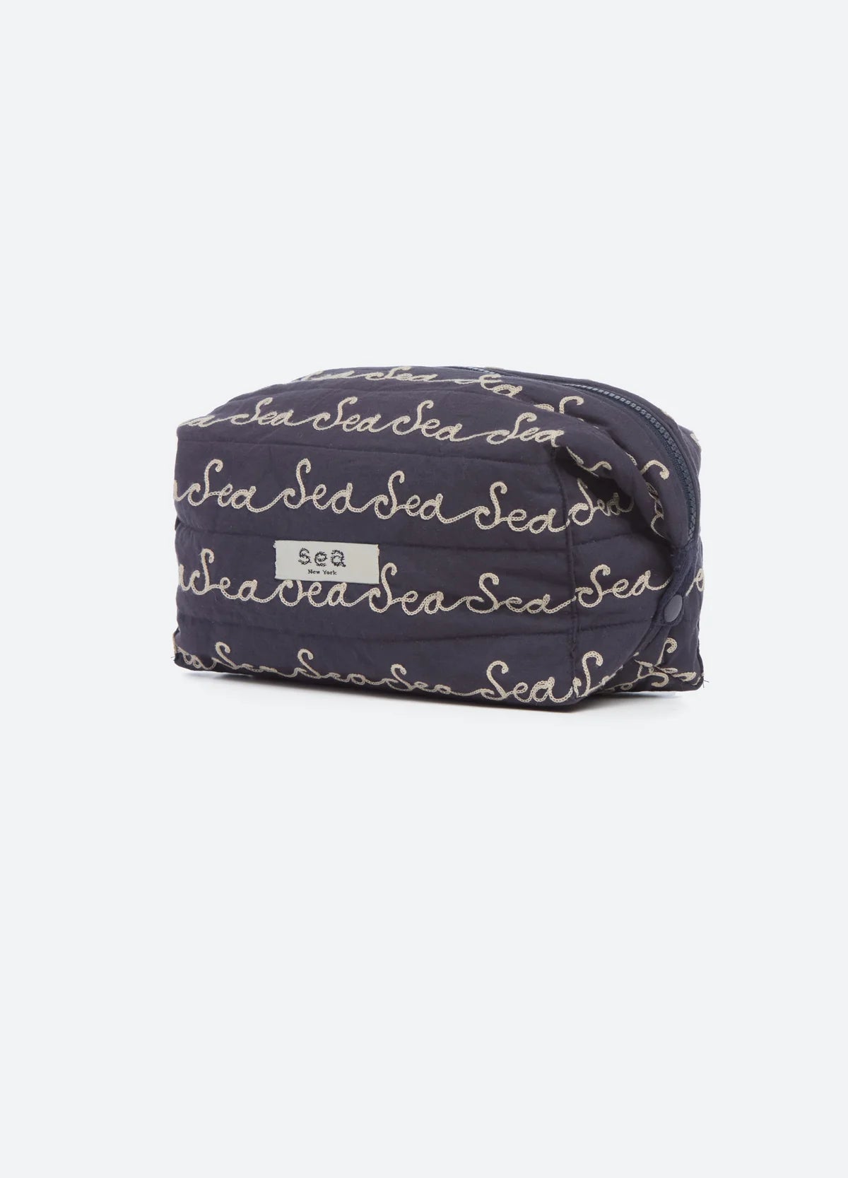 Vita Embroidered Cosmetic Bag