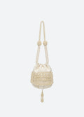 Carlotta Embroidered Pouch CREAM