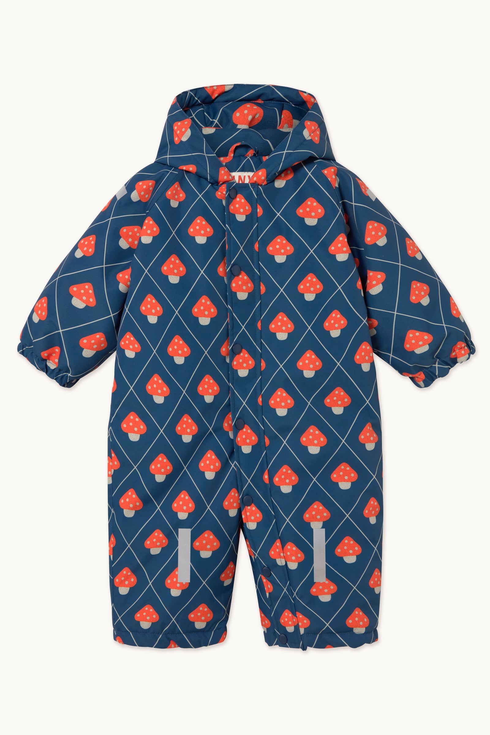 Mushrooms Snow One-Piece LIGHT NAVY