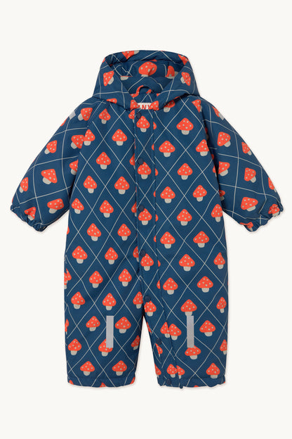 Mushrooms Snow One-Piece LIGHT NAVY