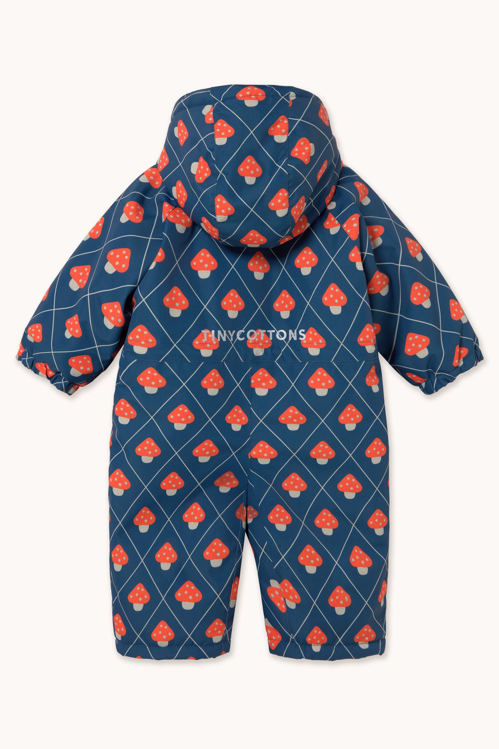 Mushrooms Snow One-Piece LIGHT NAVY