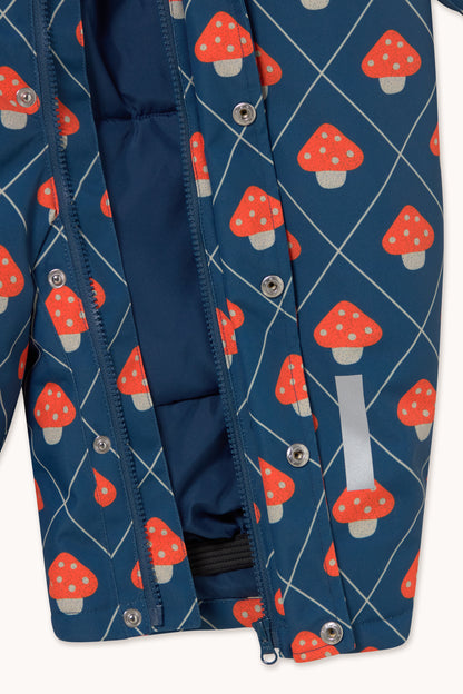 Mushrooms Snow One-Piece LIGHT NAVY