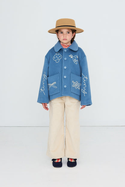 Wool Jacket DENIM BLUE