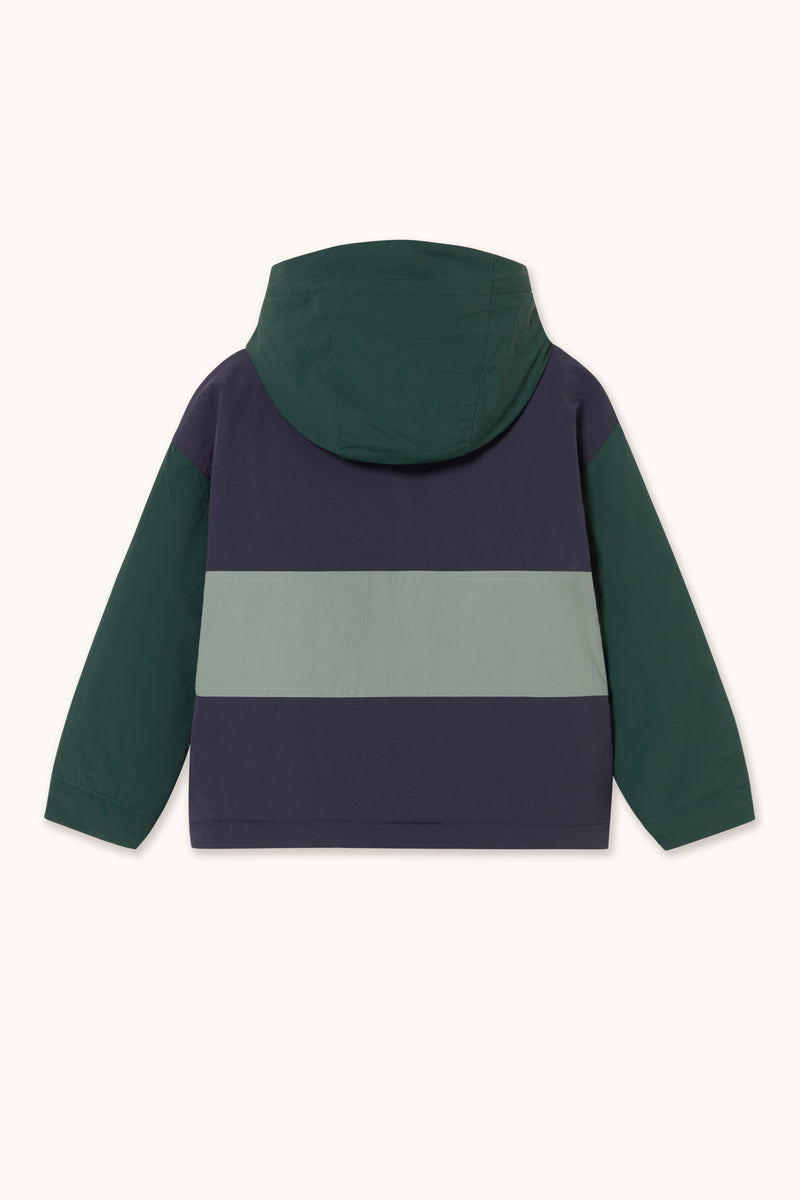 Farbblock-Webjacke