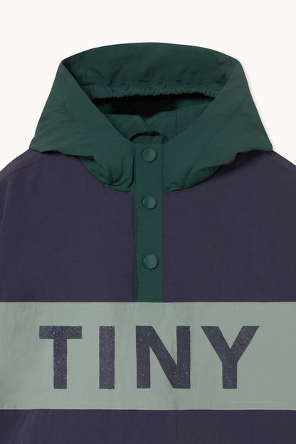 Color Block Woven Jacket LIGHT NAVY