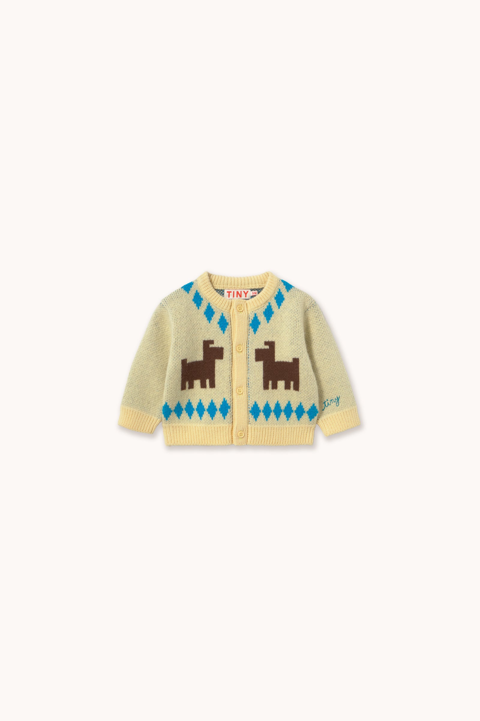 Brown Dogs Baby Cardigan DUSTY YELLOW