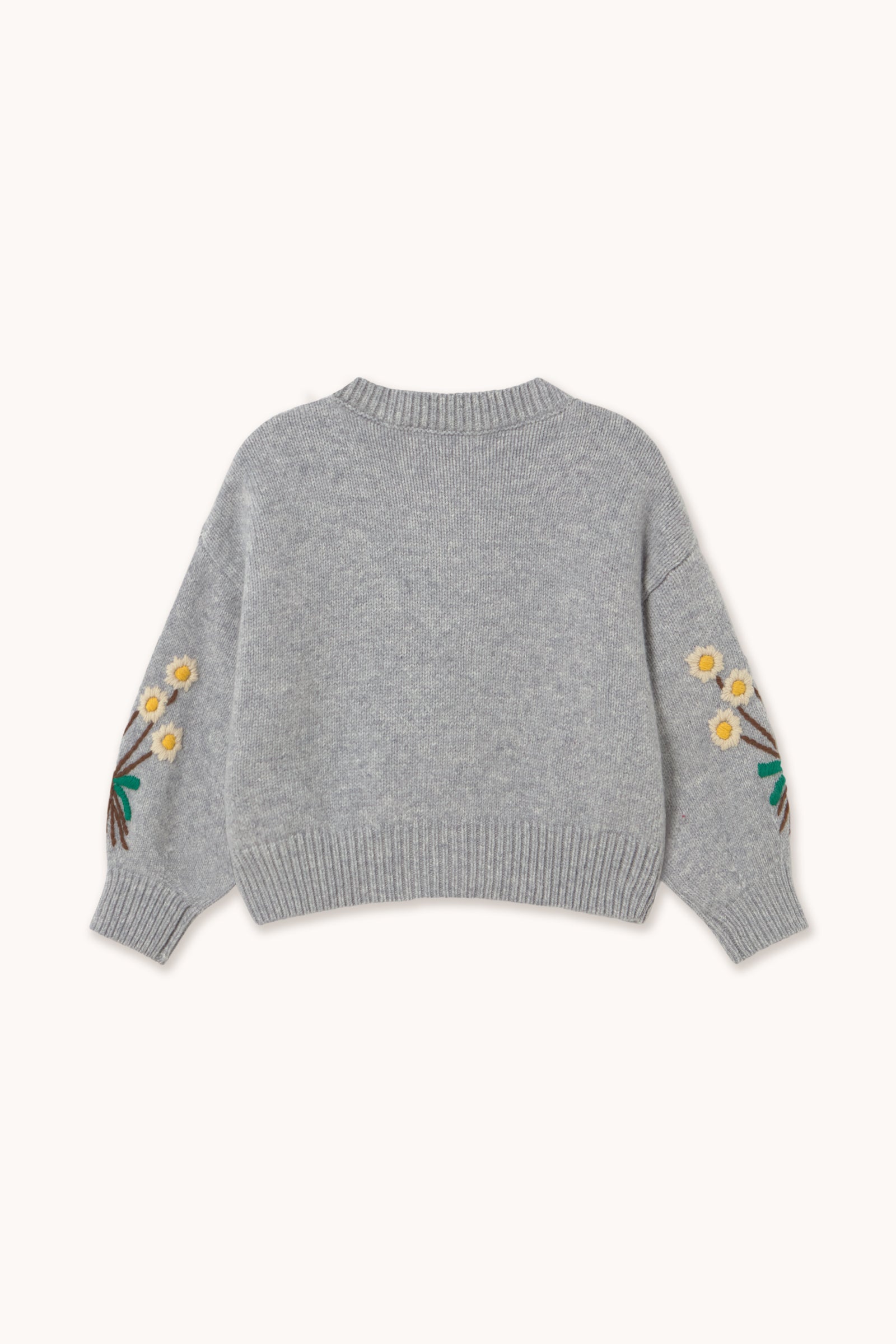 Flowers Cardigan GREY MELANGE
