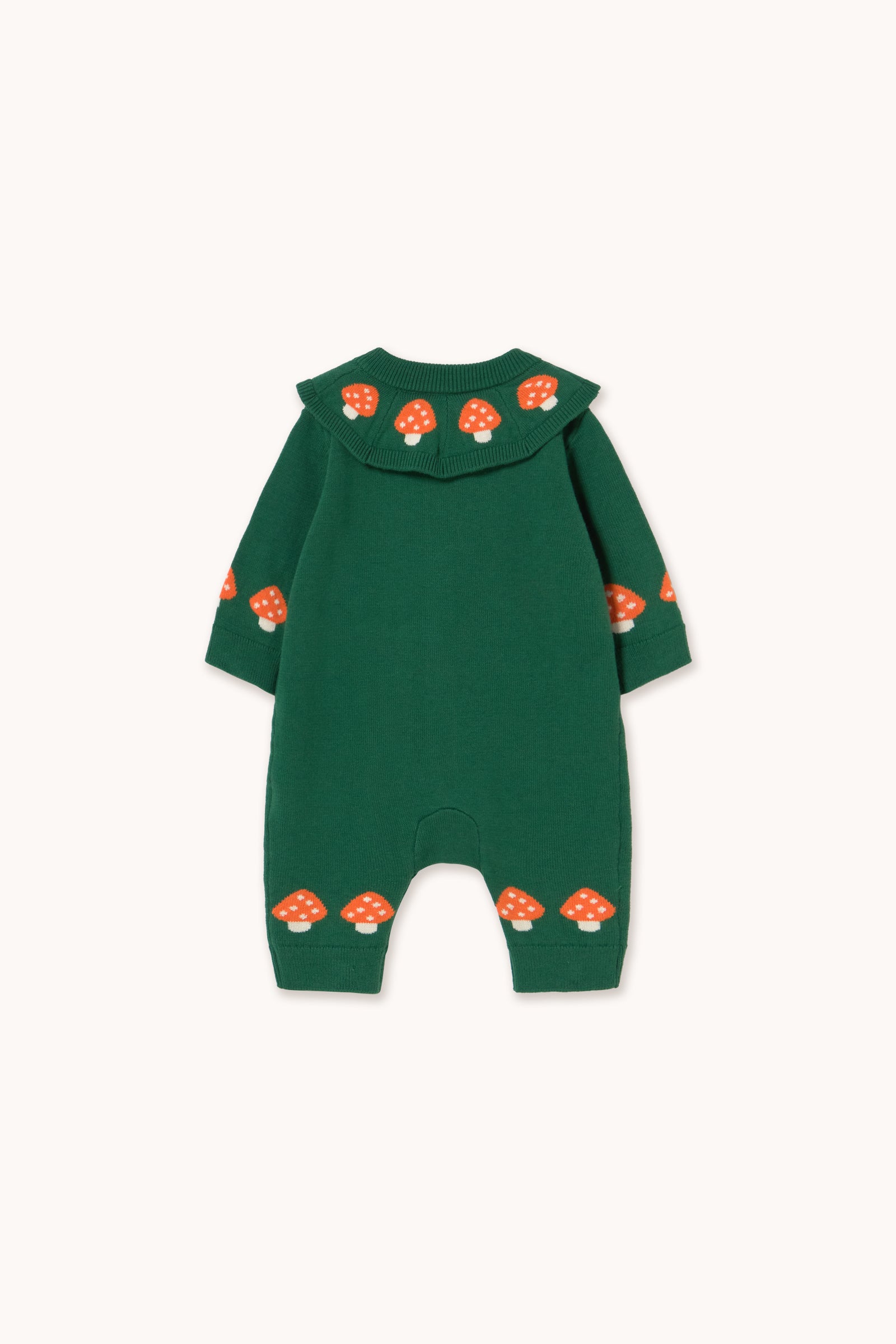Tiny Mushrooms True Knit One-Piece DARK GREEN