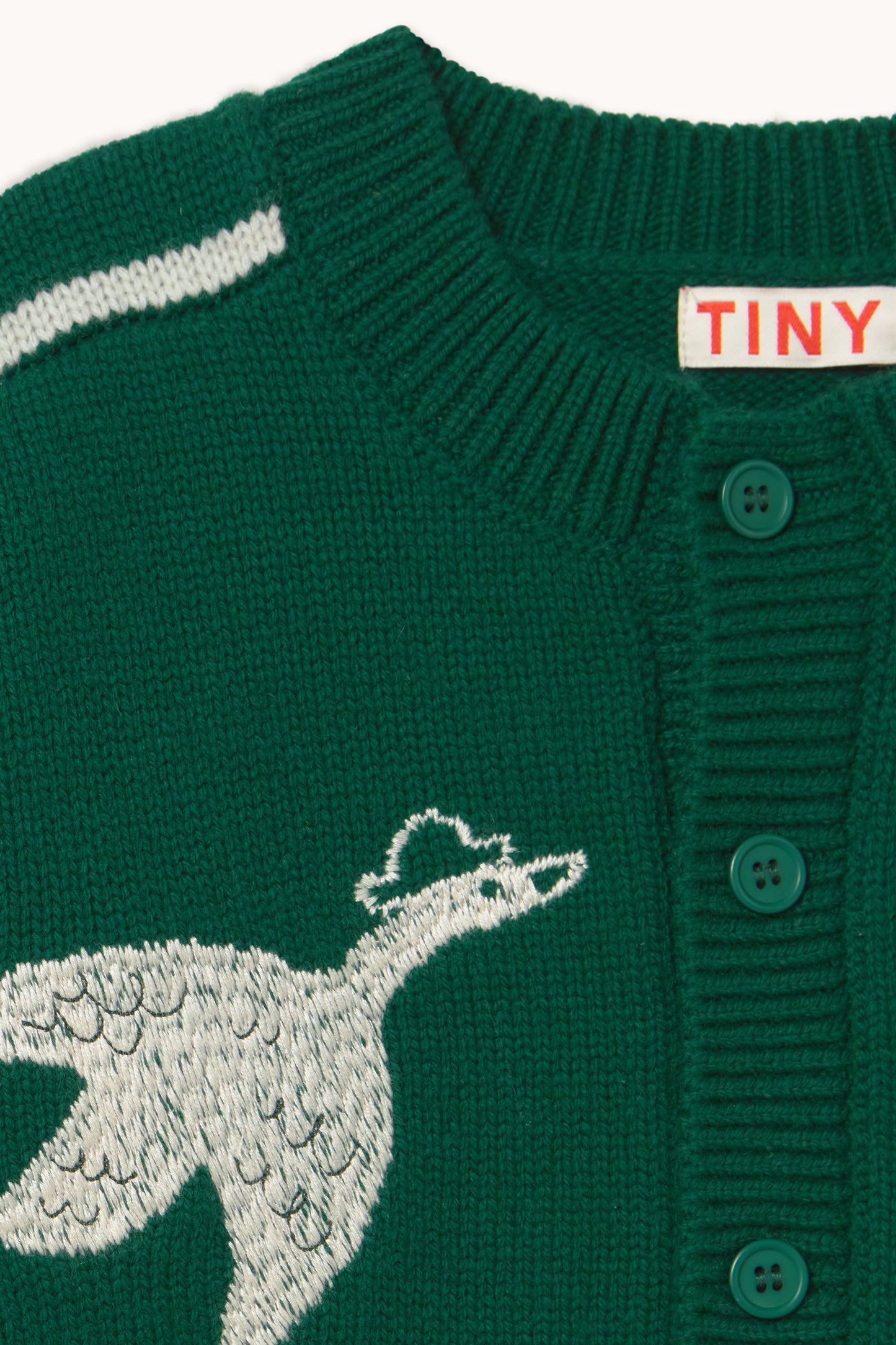 Geese Embroidery Cardigan