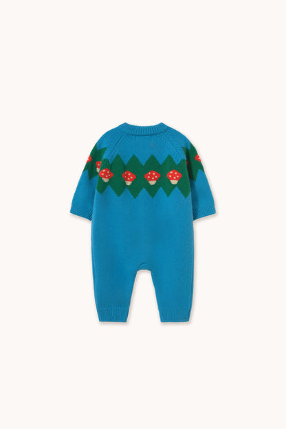 Triangle Mushrooms One-Piece BLUE
