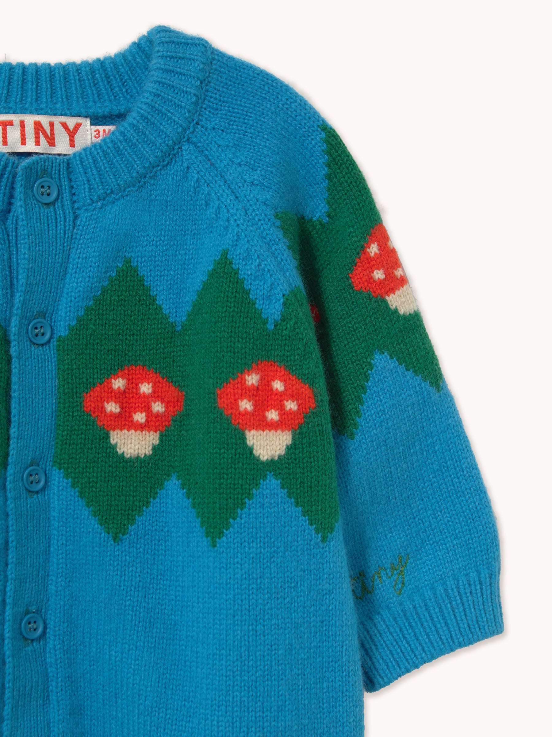 Triangle Mushrooms One-Piece BLUE