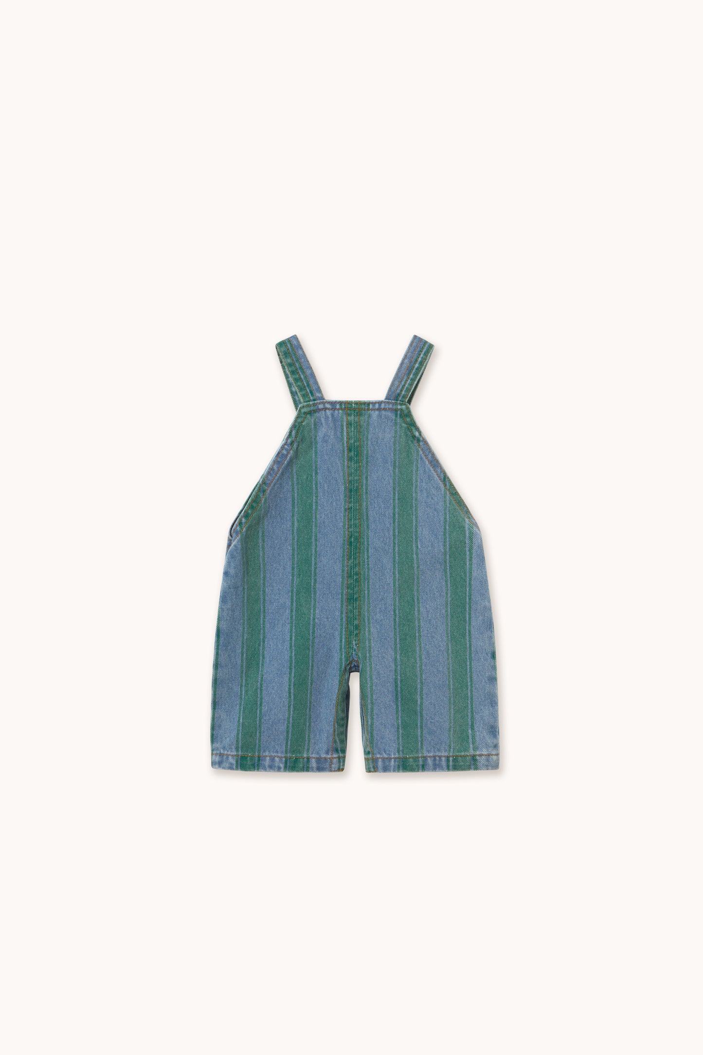 Retro Stripes Baby Denim Dungaree