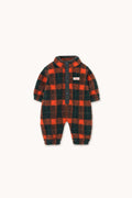 Red Check Sherpa One-Piece MULTICOLOR