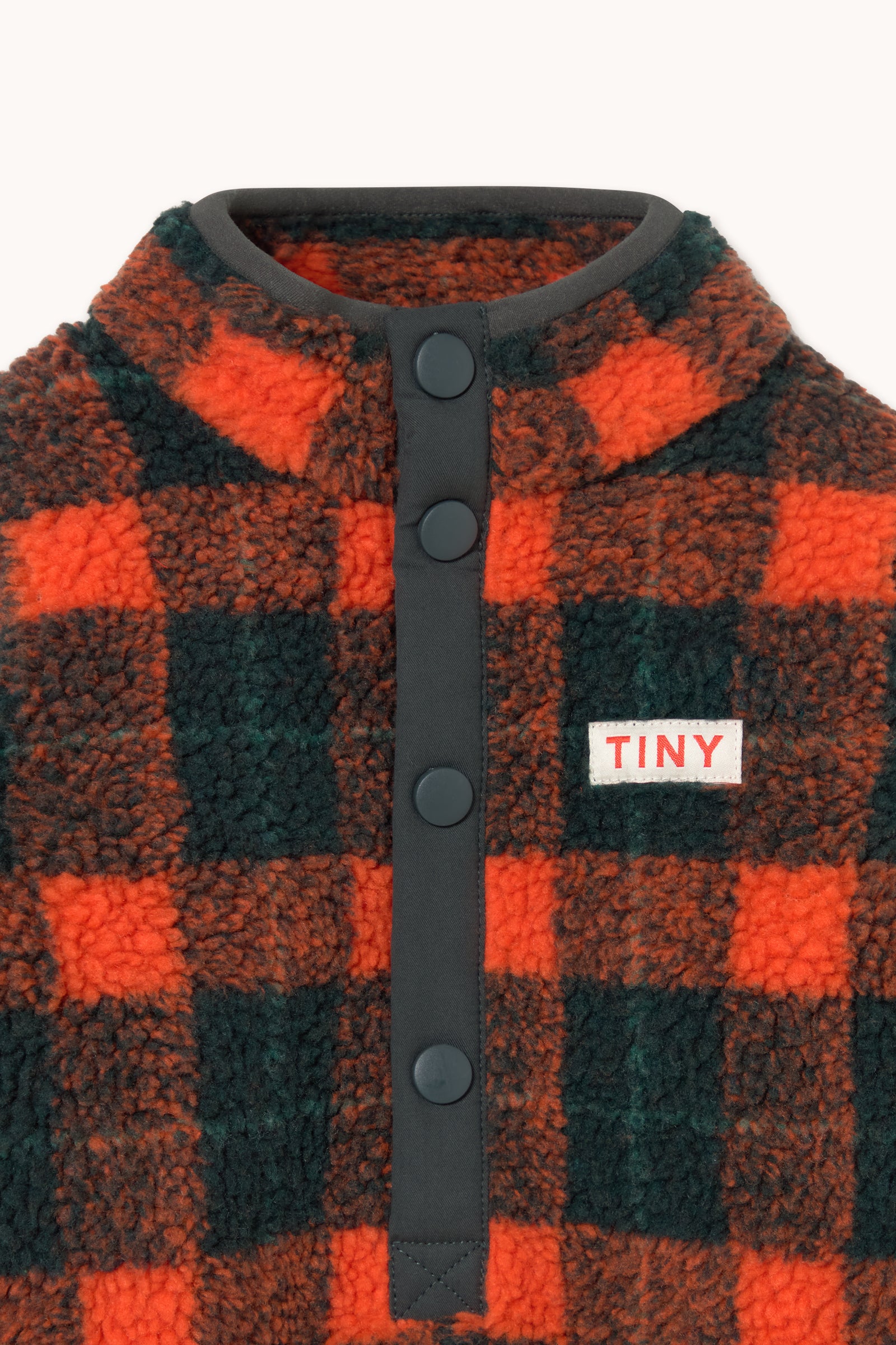 Red Check Sherpa One-Piece MULTICOLOR