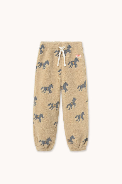 Horses Sherpa Sweatpant VANILLA