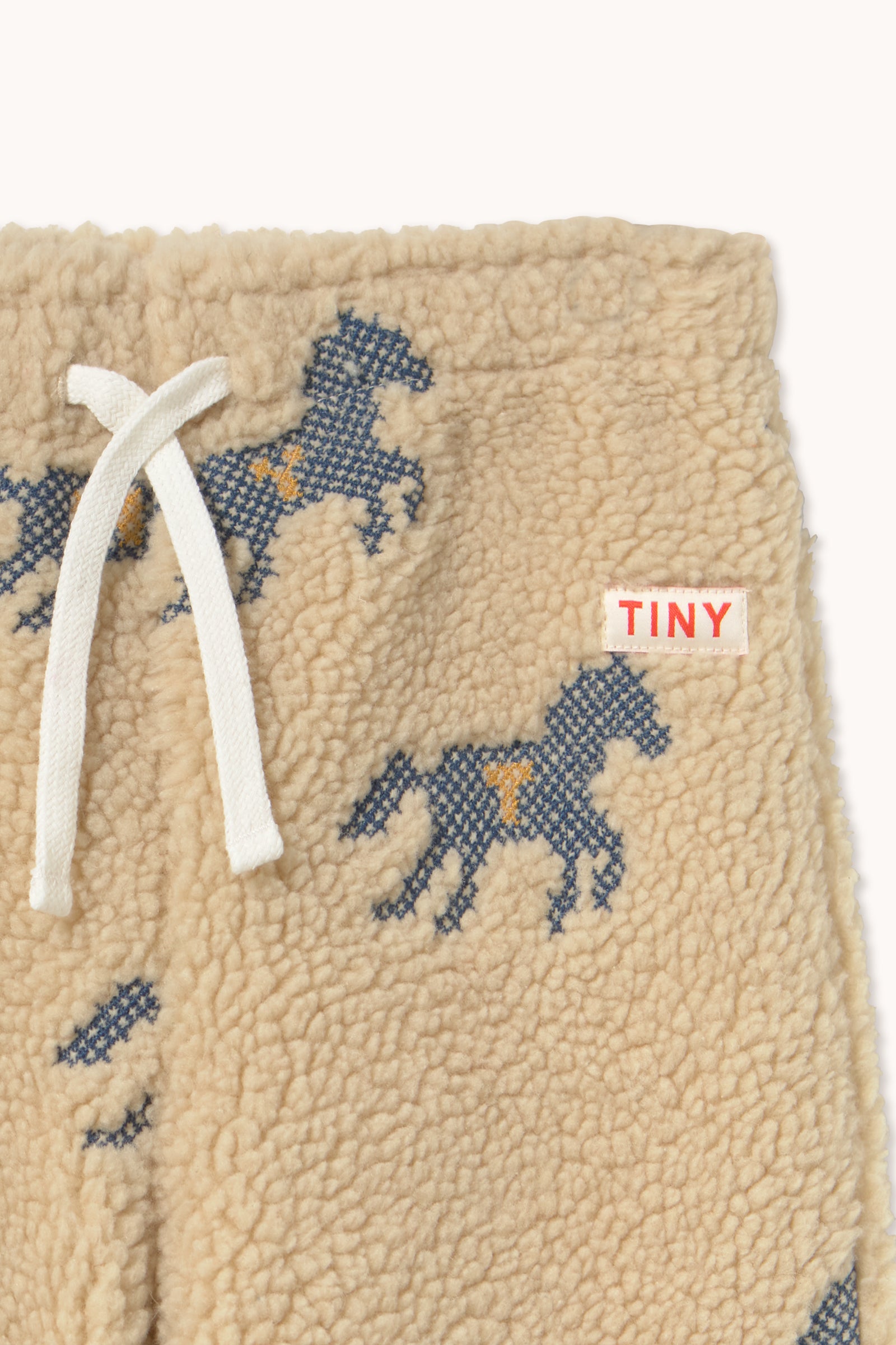 Horses Sherpa Sweatpant VANILLA