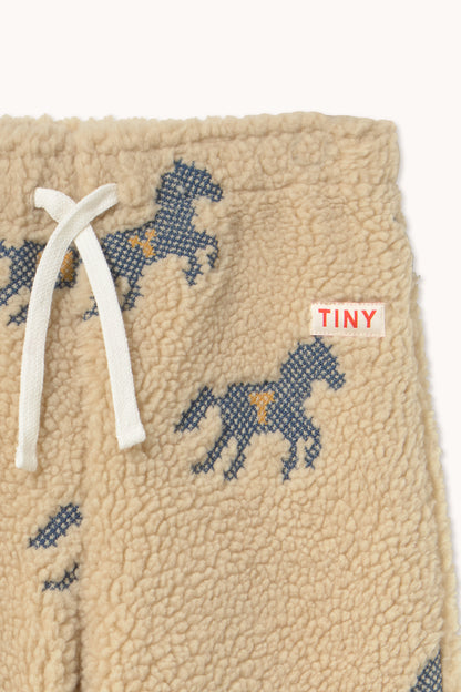 Horses Sherpa Sweatpant VANILLA