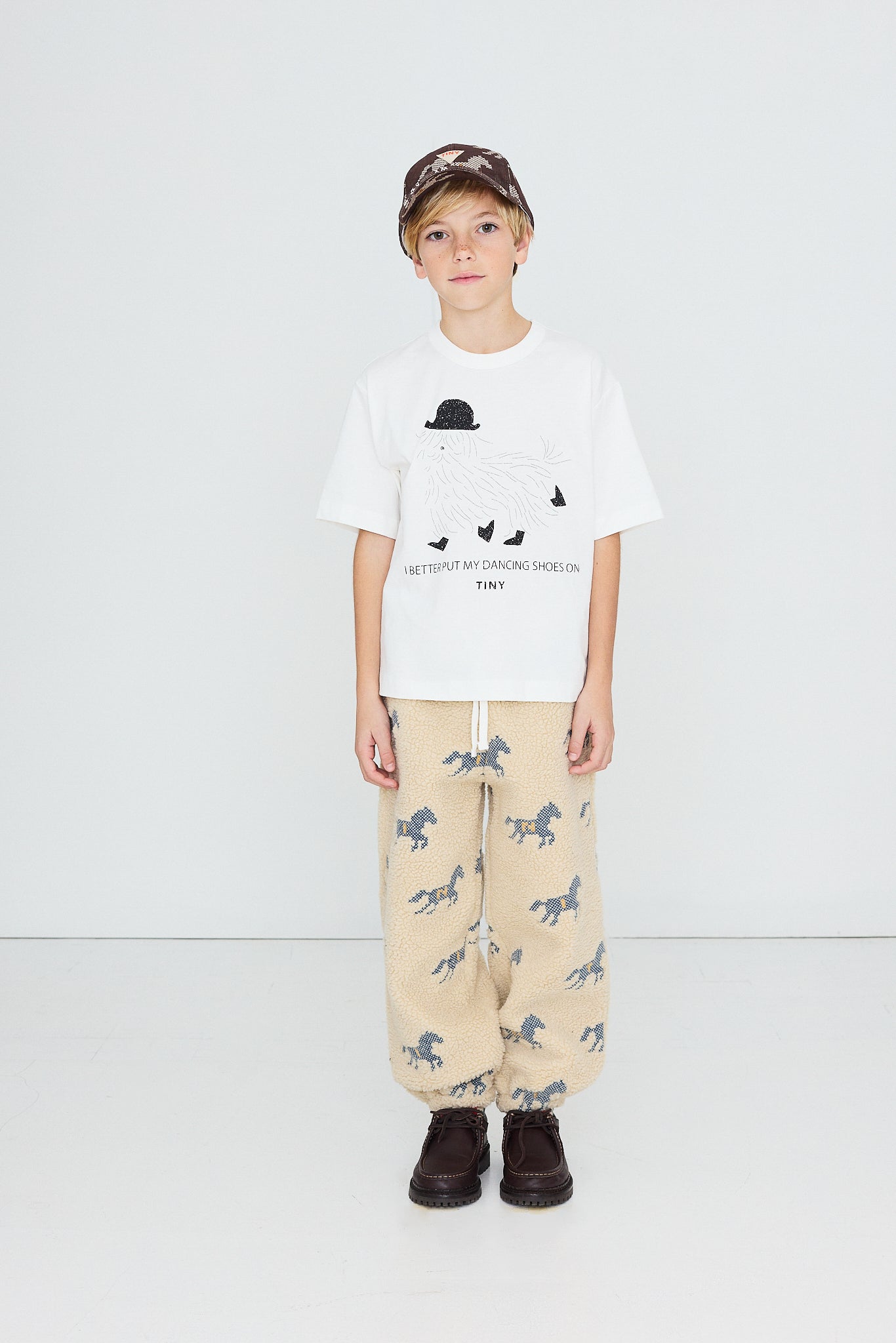 Horses Sherpa Sweatpant VANILLA