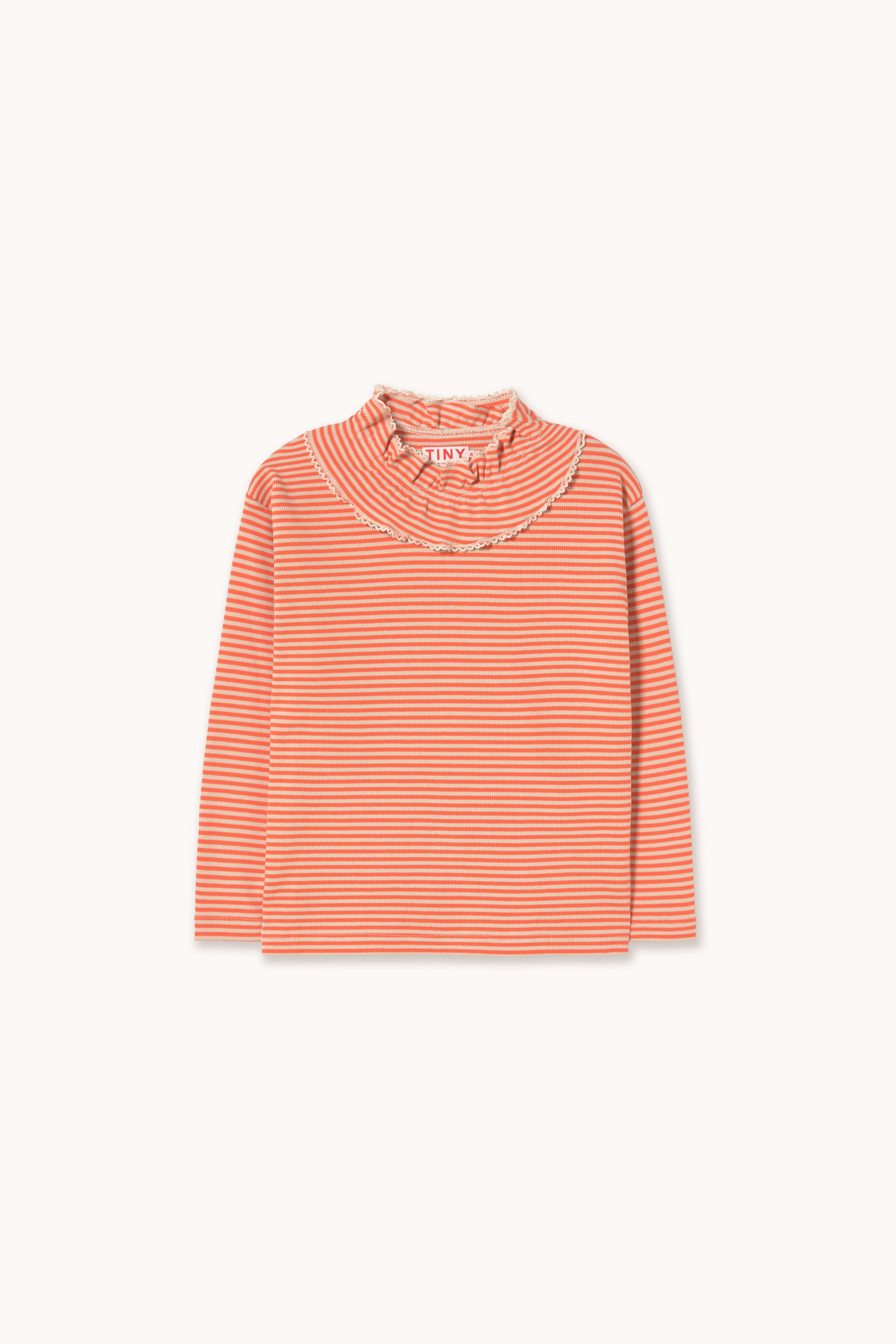 Stripes Rib Tee SUMMER RED