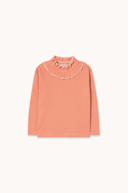 Stripes Rib Tee SUMMER RED