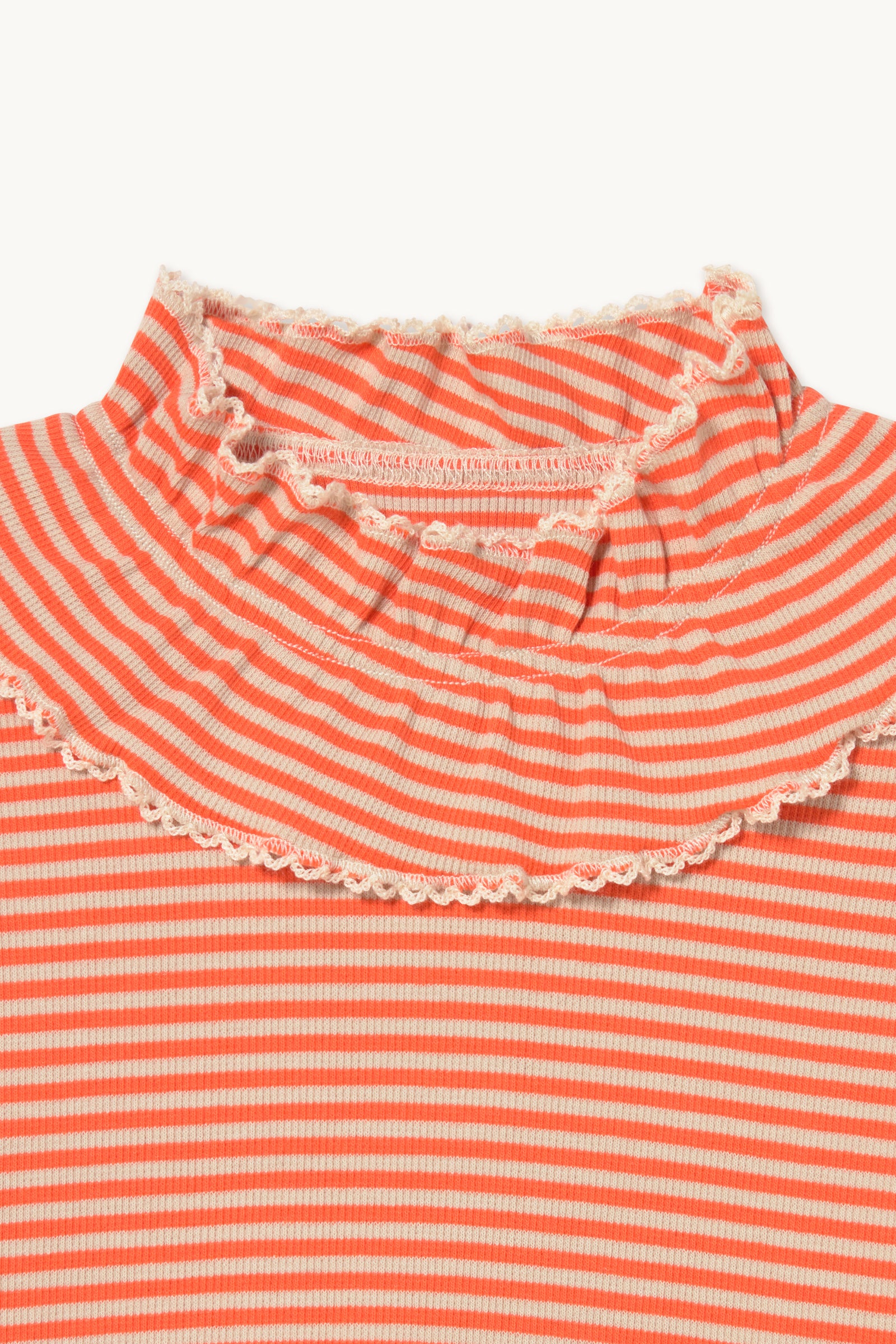 Stripes Rib Tee SUMMER RED