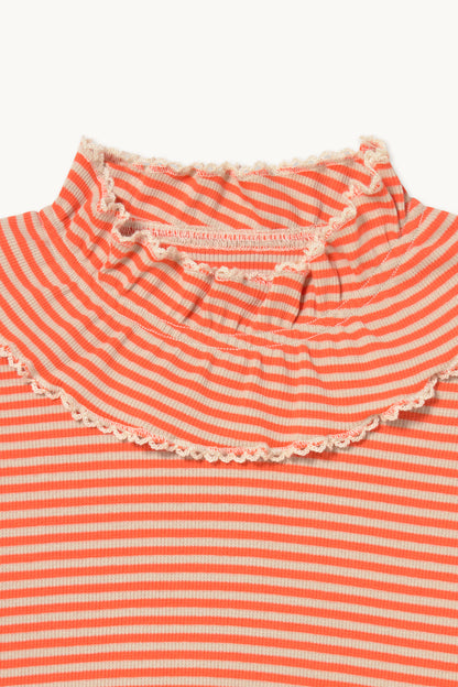 Stripes Rib Tee SUMMER RED