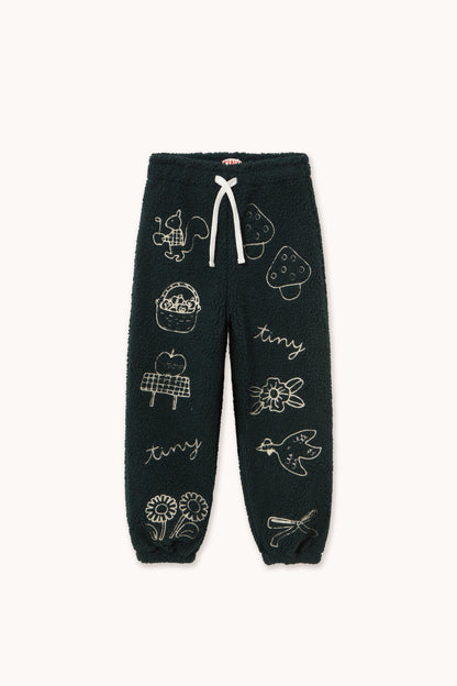 Tiny Apples Sherpa Sweatpant INK BLUE