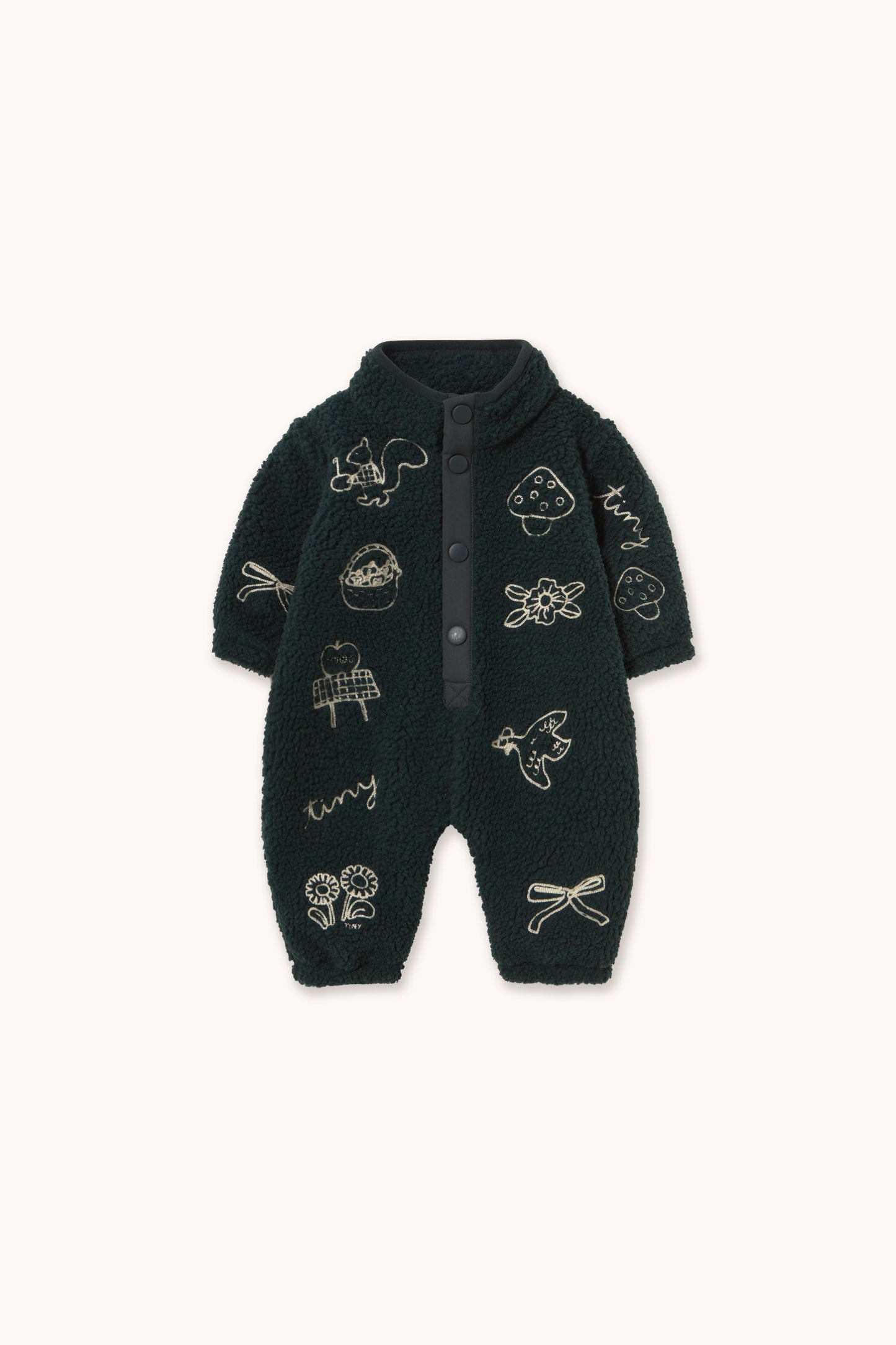 Tiny Apples Sherpa One-Piece