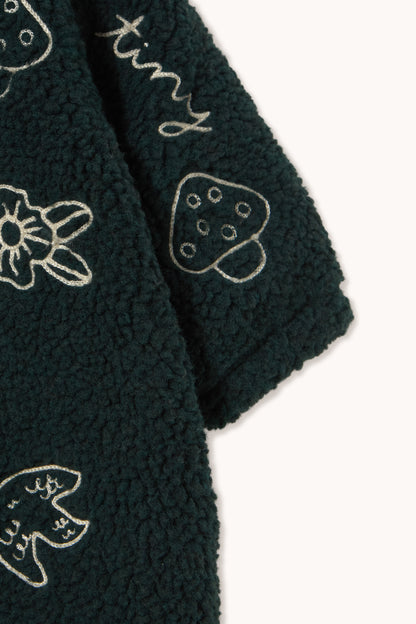 Tiny Apples Sherpa One-Piece INK BLUE
