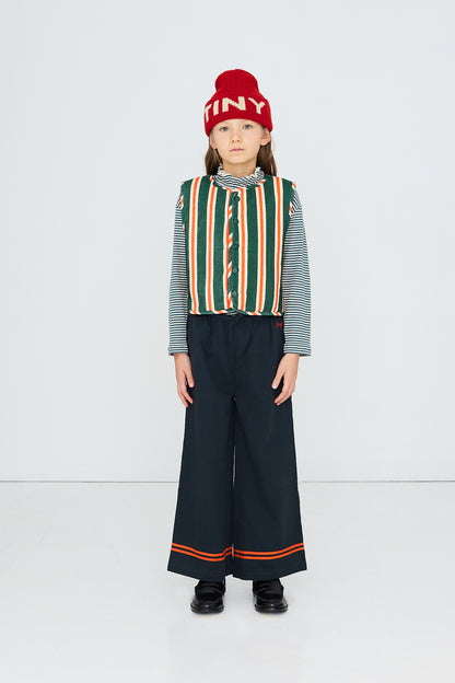 Red Stripes Woven Pant INK BLUE